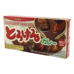 💥 เอสแอนด์บีแกงกะหรี่ก้อนเผ็ดน้อย 200กรัม 🔔 S&B Tasty Curry Sauce Mix Mild 200g.