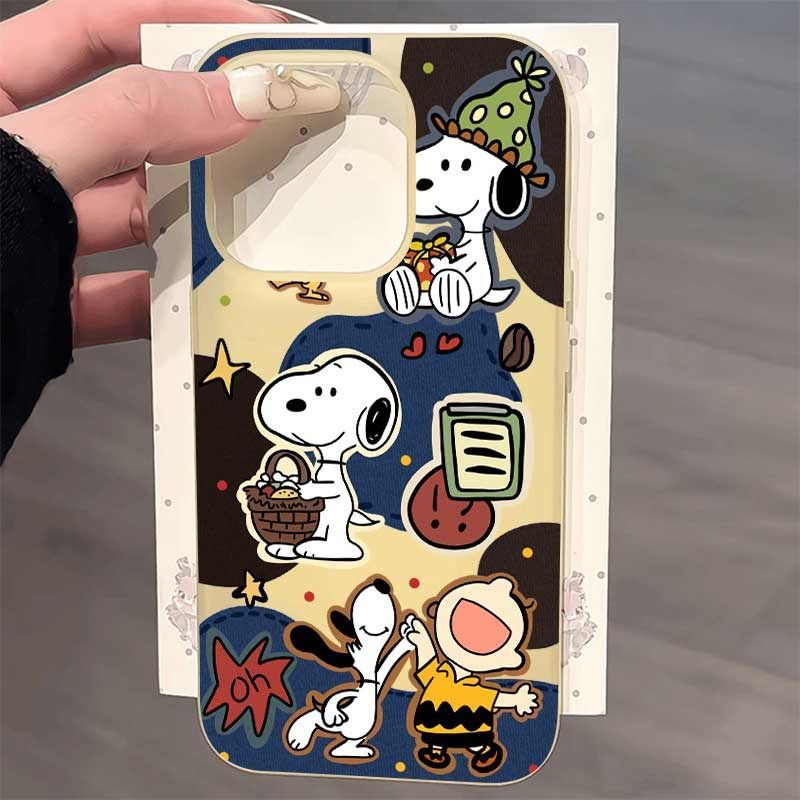 Aesthetic Jelly Color Snoopy Case Hp Vivo Y21D Z10R 5G Y28 V60 Lite Y29 5G V50 Y400 Y19S Pro Y75 Y10