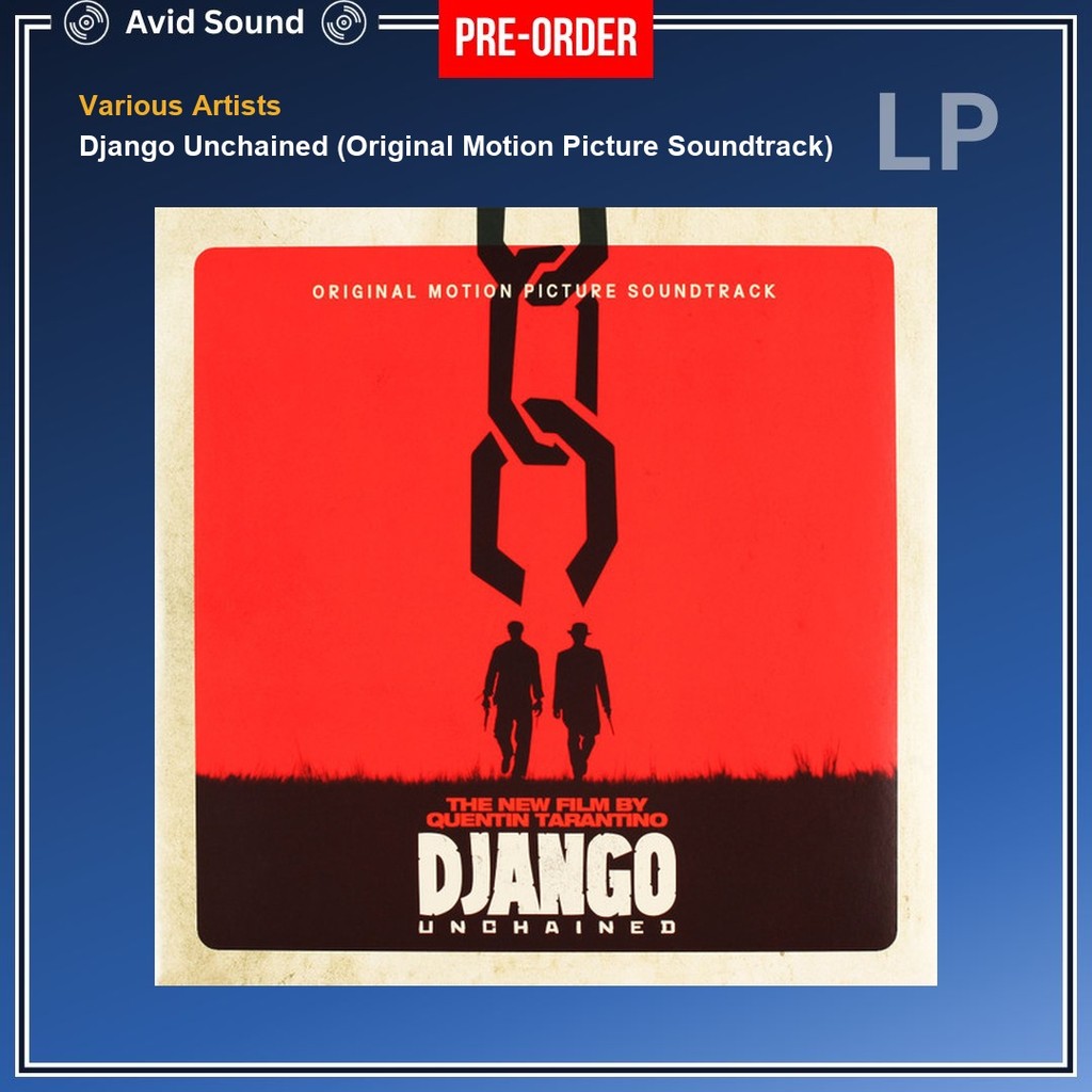Pre-Order แผ่นเสียง Various Artists Django Unchained OST Soundtracks ใหม่ ซีล OST Vinyl LP
