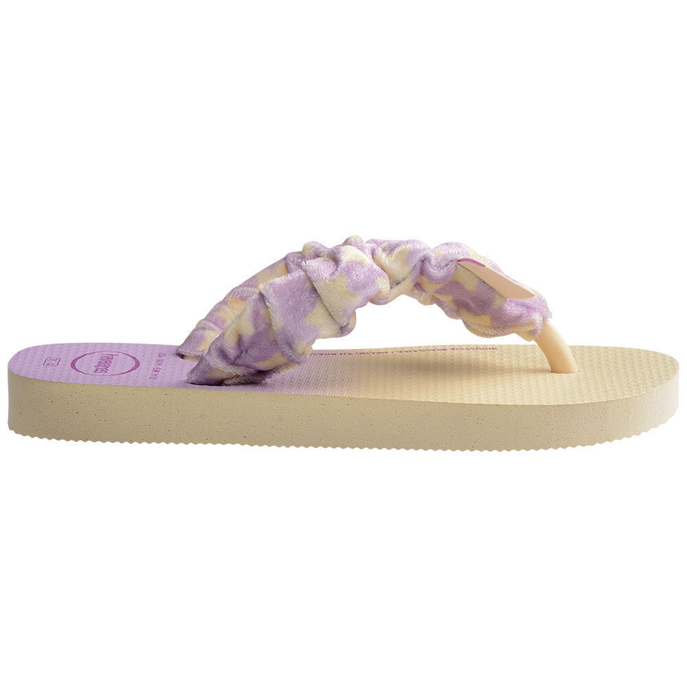 HAVAIANAS شبشب أطفال Fluffy — كريمي — صورة 4