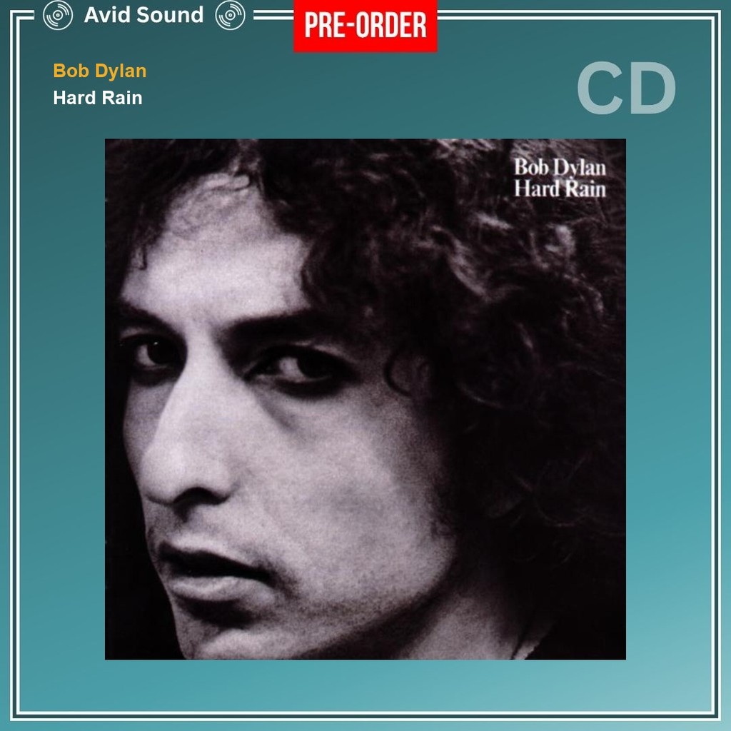 Pre-Order CD แผ่นซีดี Bob Dylan Hard Rain ใหม่ ซีล Bob Dylan CD