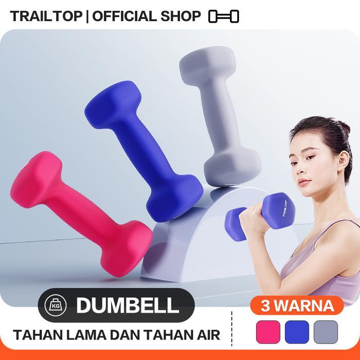 Trailtop Dumbell Set Barbell 2Kg คู่ยิมฟิตเนสออกกําลังกายที่บ้านกีฬายืดหยุ่นและประหยัด