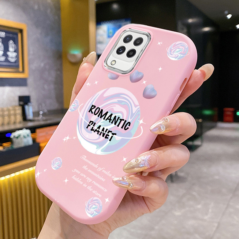 เคส ใช้ได้กับ Samsung A22 M22 M32 เคสการ์ตูนกันฝุ่น