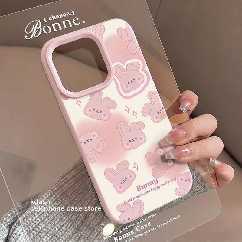 [Heartcasing] กระต่ายน่ารักซิลิโคนปลอกเปล่า Hp Samsung A27 A57 A37 A17 5G Galaxy A07 A05S A35 A36 A1