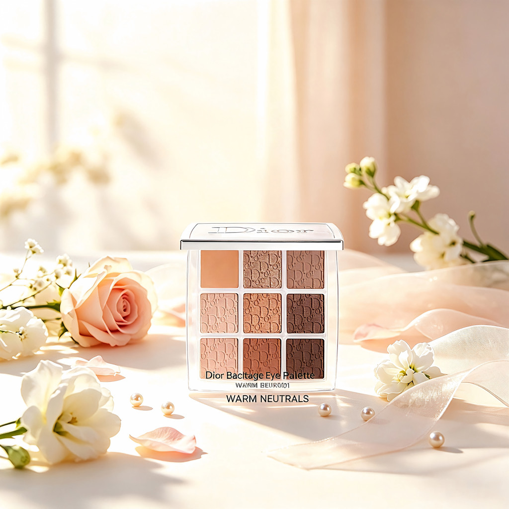 อเนกประสงค์ Warm Neutral Eye Makeup Palette 9 Blendable Eyeshadow Shades(001 WARM NEUTRALS)