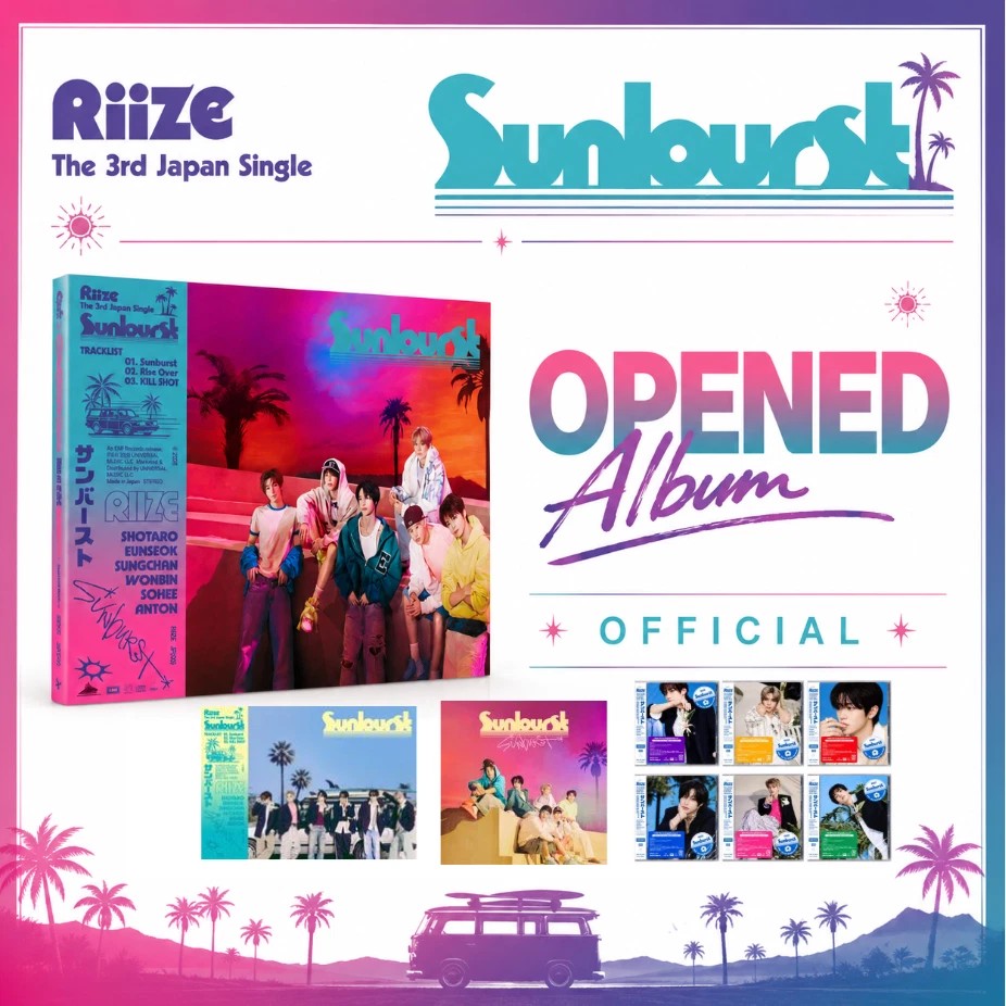 RIIZE Sunburst OPENED ALBUM OFFICIAL