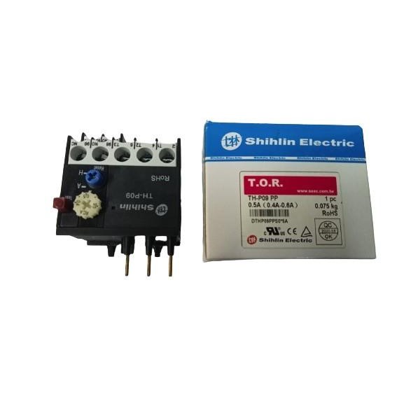 รีเลย์โอเวอร์โหลดความร้อน TH-P09PP Shihlin Electric 0.5A ~ 2A (1NO1NC) - 0.5A