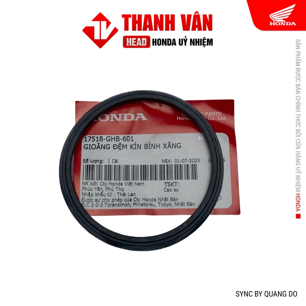 HONDA Msx 125 2017-2018 ซีลถังน้ํามัน (17518GHB601)