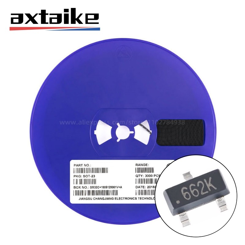 3000PCS XC6206 Series XC6206P332MR 662K SOT23 765K 65Z5 54FK 65T5 65K5 65E9 LDO Linear Regulators XC