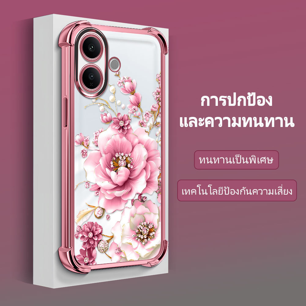 กันกระแทก เคส For VIVO V60 Lite 4G 5G เคสโทรศัพท์ เคสนิ่ม เคสกันกระแทก Soft TPU FS 2176