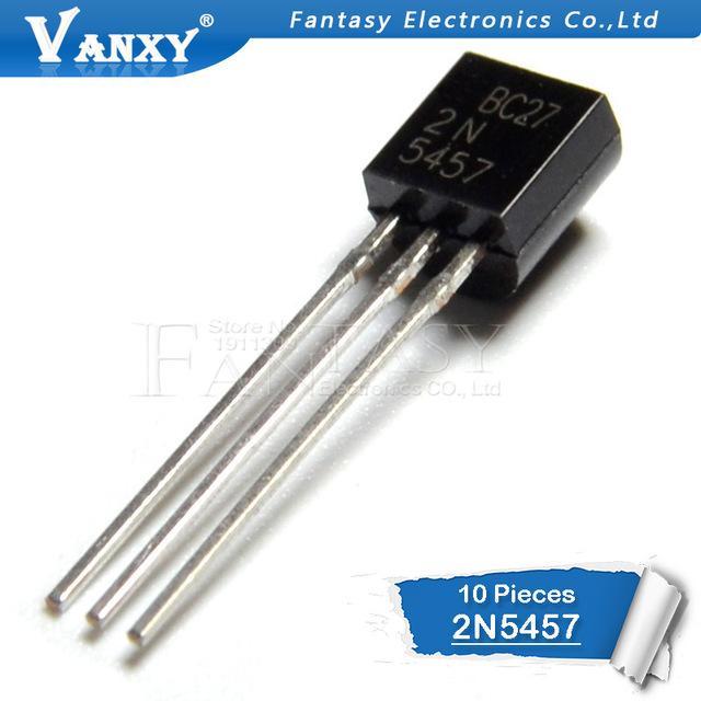 10 ชิ้น 2N5457 TO-92 5457 TO92 ทรานซิสเตอร์