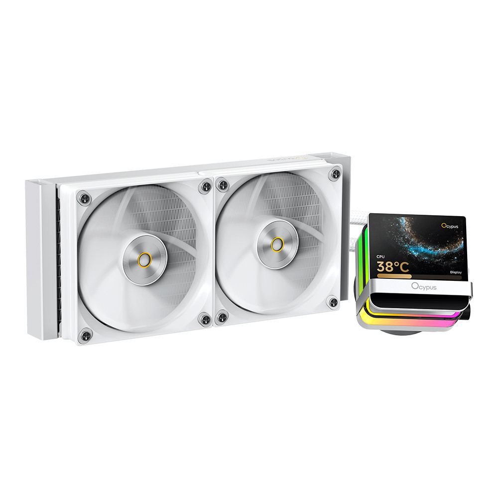 CPU LIQUID COOLER (ระบบระบายความร้อนด้วยน้ำ) OCYPUS SIGMA L24 PRO - WHITE ++