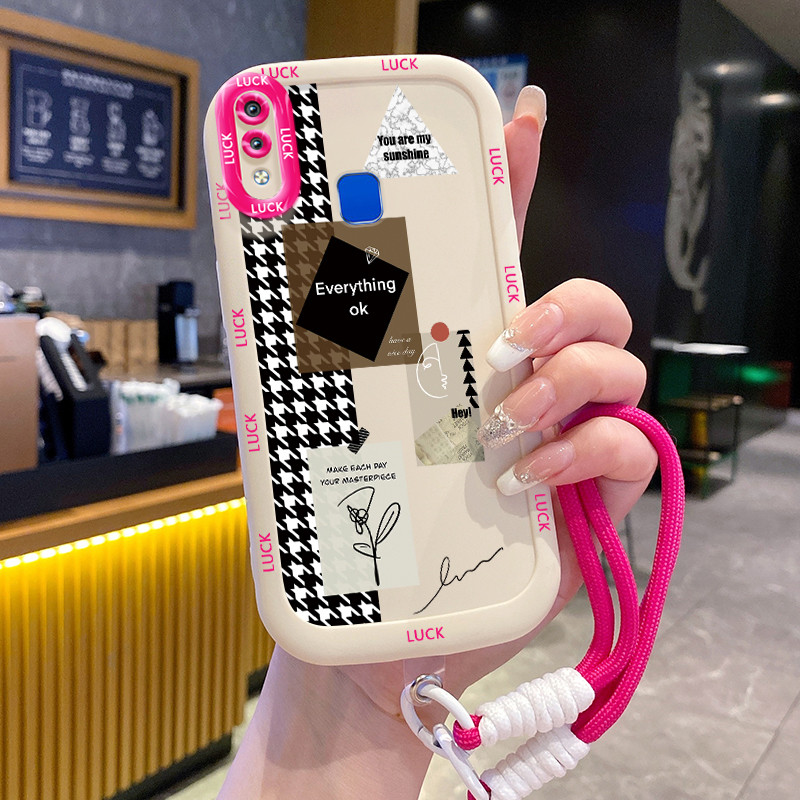 HPเคสโทรศัพท์สําหรับVIVO Y91 Y91i Y93 Y95 Y91C Y1S Y90 กรณีแนวโน้มรูปแบบแฟชั่นซิลิโคนเคสโทรศัพท์ส่วน