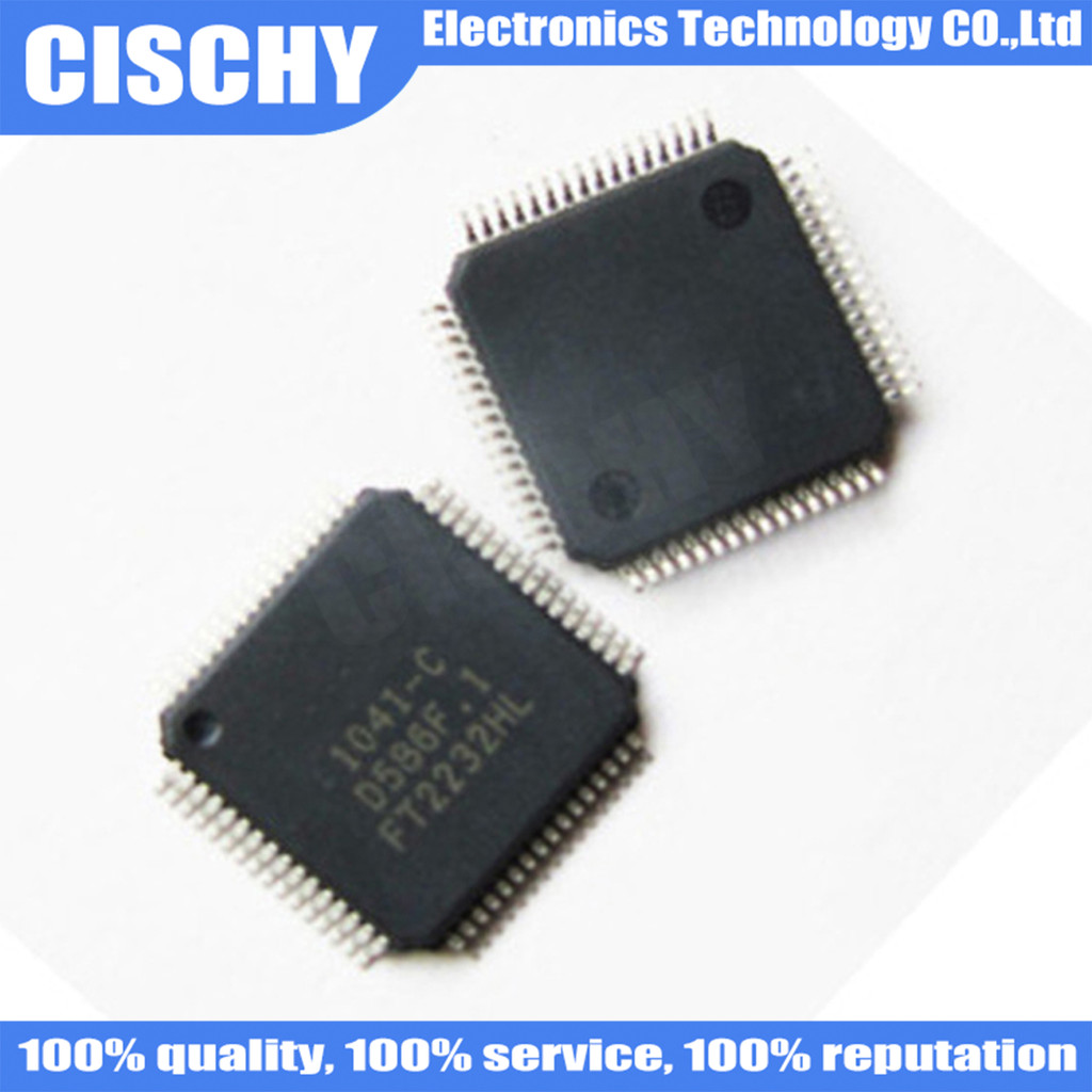 1 ชิ้น/ล็อต FT2232HL LQFP FT2232H FT2232 LQFP-64 ในสต็อก