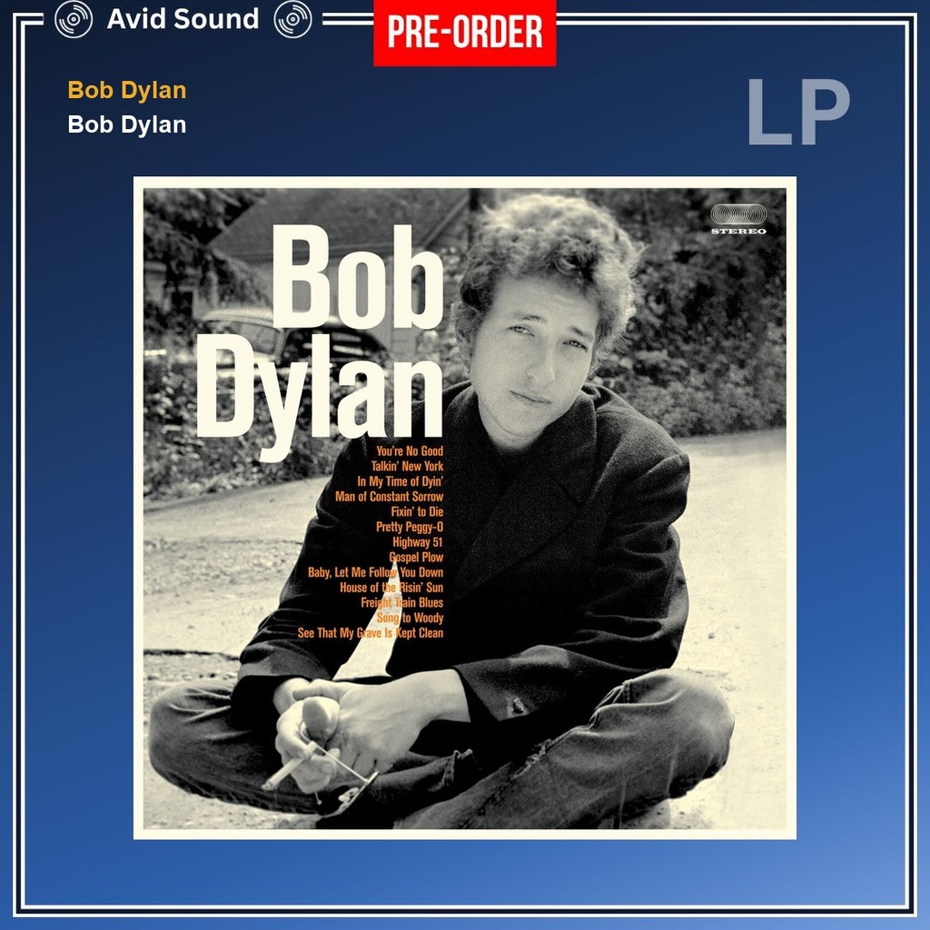 Pre-Order แผ่นเสียง Bob Dylan Bob Dylan ใหม่ ซีล Bob Dylan Vinyl LP