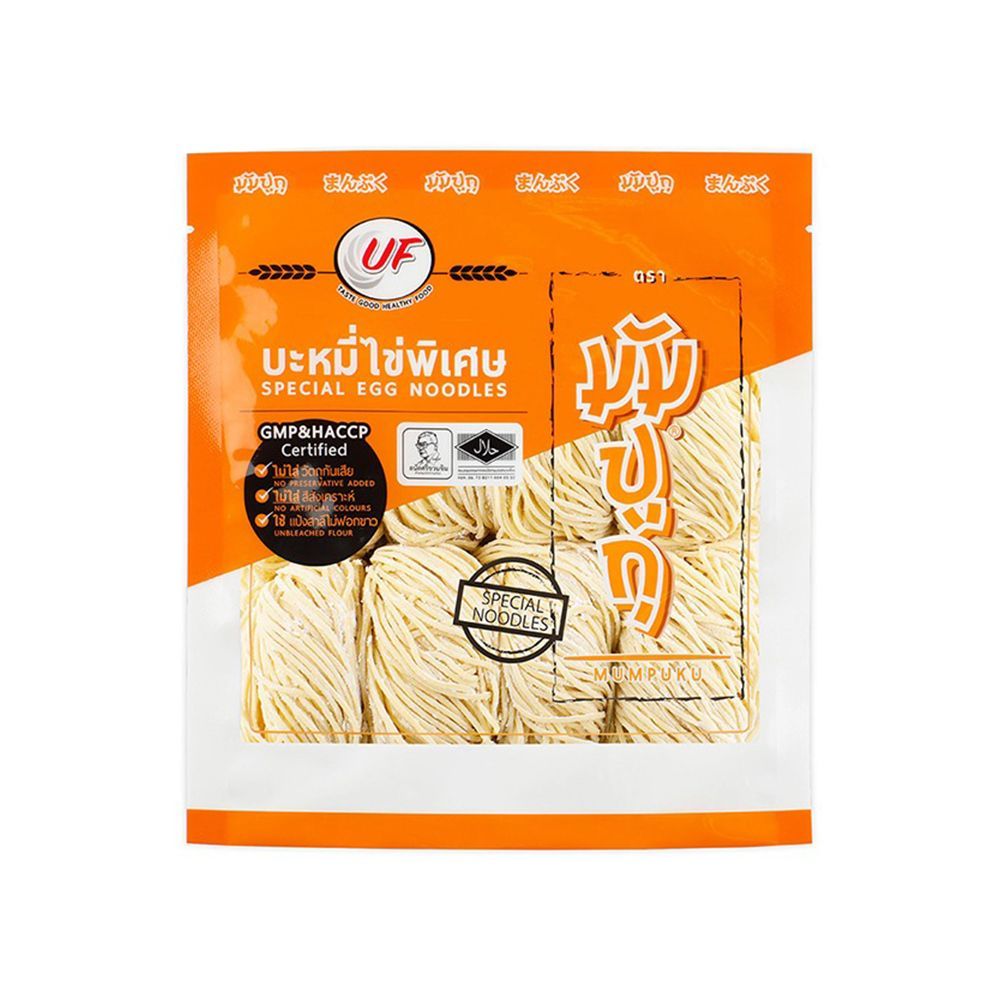 [สินค้าส่งด่วน]มัมปูกุ บะหมี่ไข่พิเศษ 400ก.