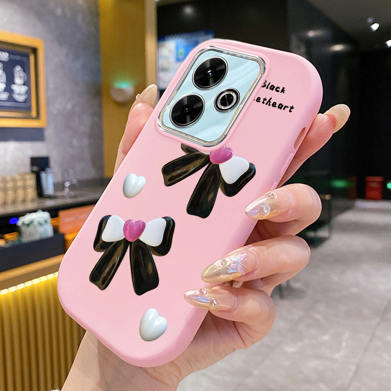 เคส ใช้ได้กับ Xiaomi Redmi 13 4G 13 5G 13C POCO C65 เคสการ์ตูน Bowknot