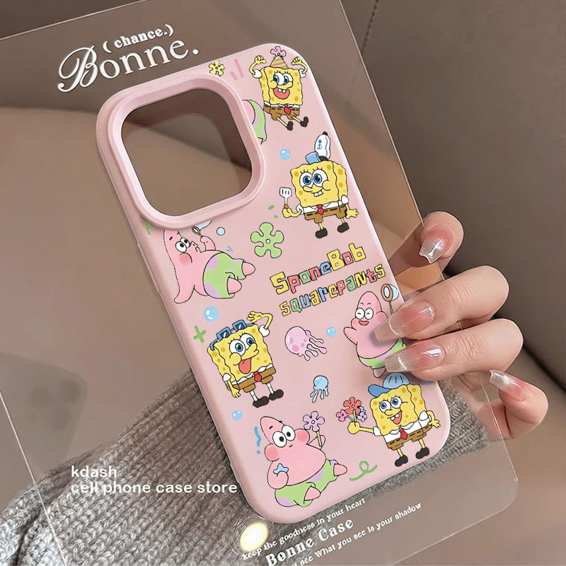 การ์ตูน [Bypik2_Id] เคสซิลิโคนลาย Spongebob Hp Infinix Smart 20 Hot 60 Pro Plus 60I 50I Note 50 Pro 