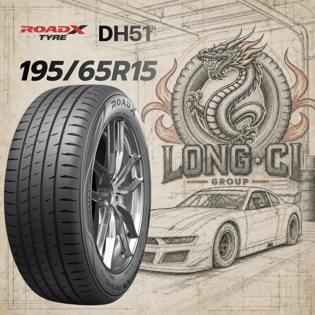 ยาง 195/65R15 ROADX รุ่น DH51 ราคาต่อเส้น ปี 2026