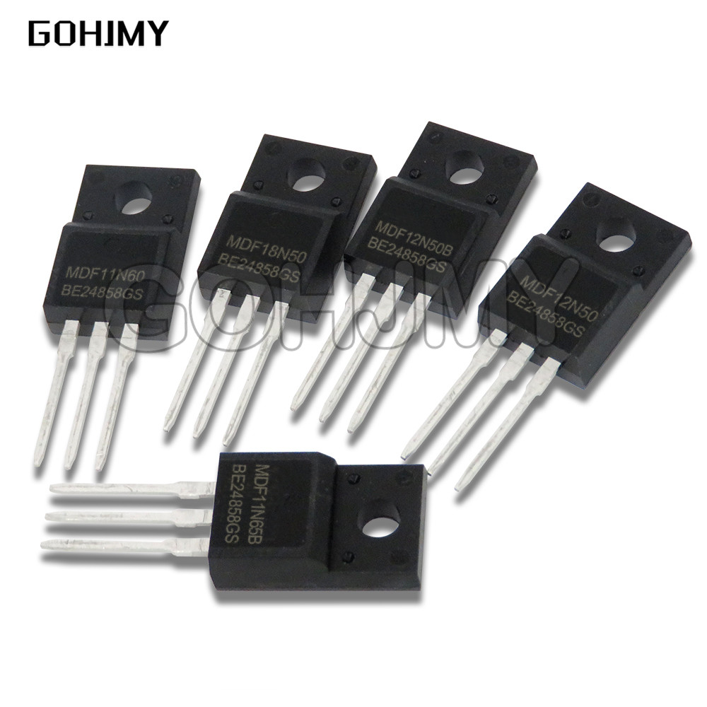 10 ชิ้น MDF11N60 TO-220F MDF11N65B MDF12N50 MDF13N50B TO220 MDF18N50 MDF13N65B ใหม่