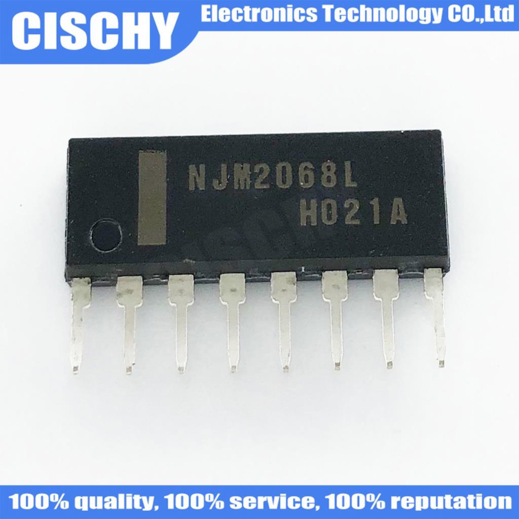 10 ชิ้น/ล็อต NJM4558L NJM4560L NJM4580L NJM2068L SIP-8 4558LD NJM4558 NJM4560 4560LD NJM4580 4580LD 