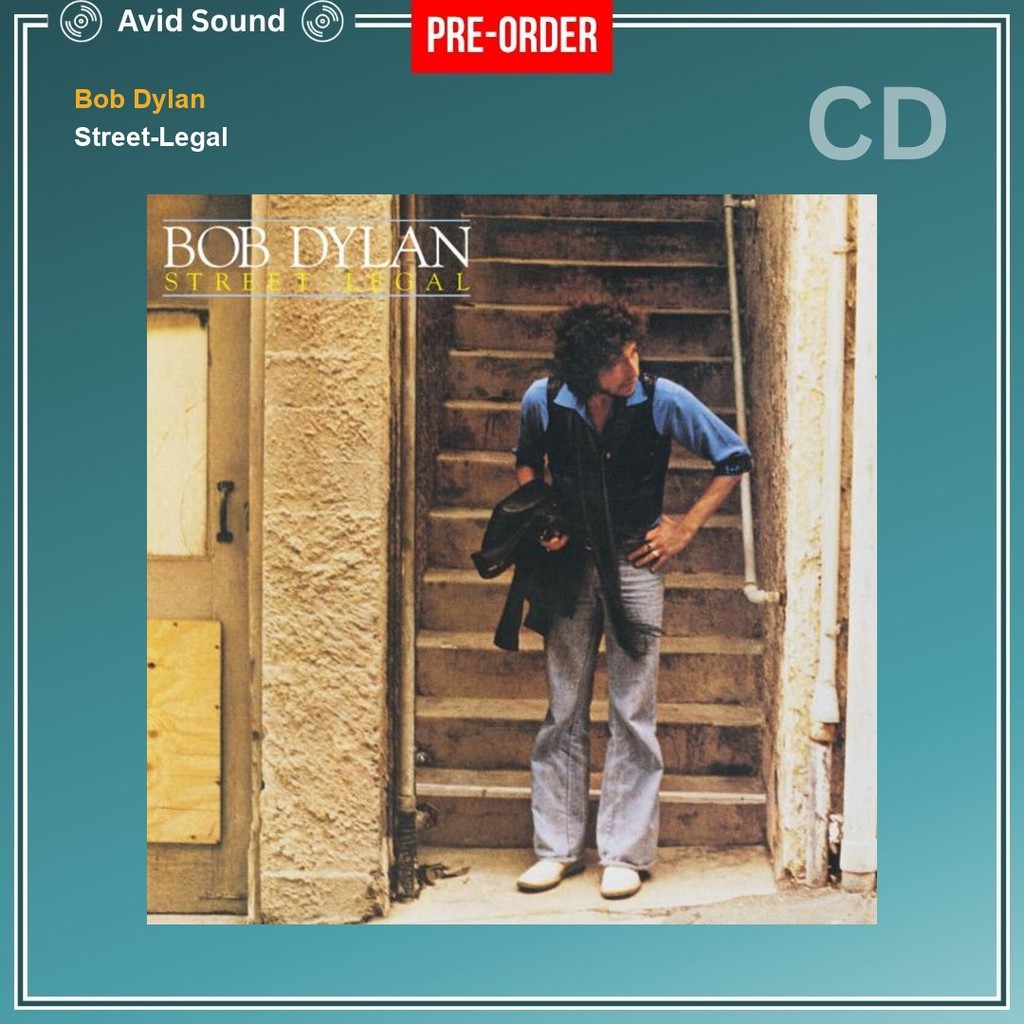 Pre-Order CD แผ่นซีดี Bob Dylan Street-Legal ใหม่ ซีล Bob Dylan CD