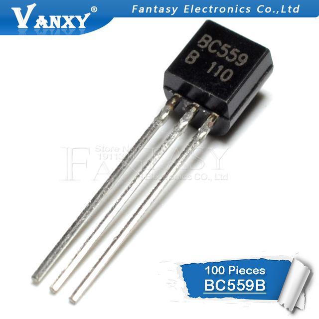 100 ชิ้น BC559B TO-92 BC559 TO92 559B ทรานซิสเตอร์ไตรโอดใหม่