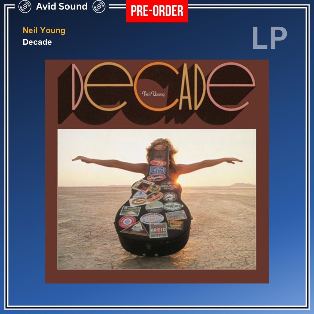 Pre-Order แผ่นเสียง Neil Young Decade ใหม่ ซีล Neil Young Vinyl LP