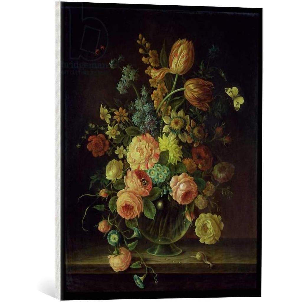 Kunst für alle Canvas Print: OR Dogarth Still Life Fine Art Print Canvas on Stretcher Ready to Hang 