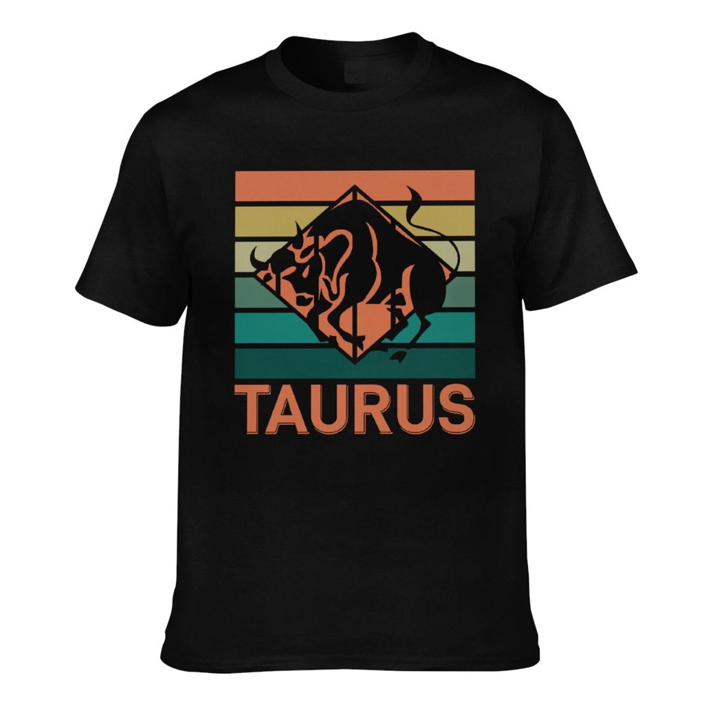 แฟชั่นบุรุษ Casual Taurus Zodiac Sign Summer Cool เสื้อยืด