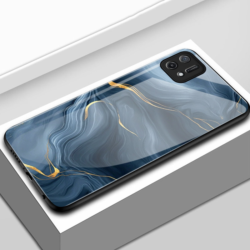 เคสสำหรับ OPPO A16K A16E เคสโทรศัพท์แบบใหม่เปลือกแก้วกันกระแทก