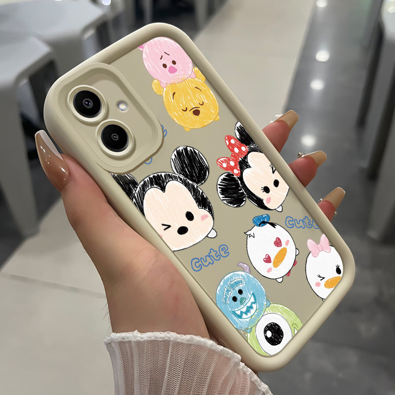 เคสสำหรับ Samsung A06 4G เคสโทรศัพท์สัตว์น่ารักสามสีซิลิโคนกันกระแทก ราคา ถูกที่สุด ดีลบีเคเค แกลเลอรีภาพที่ 2