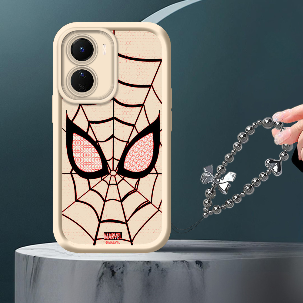 LOKAL [จัดส่งในพื้นที่] IQOO Z6 Z9X 5G Z7I Z9 Lite Turbo + U1X U5X Neo 9 Spider Man Pattern Phone ca