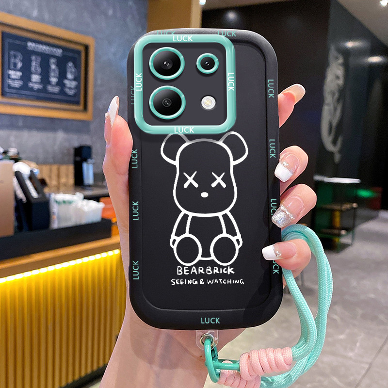 เคสสำหรับ Xiaomi Redmi Note 13 5G POCO X6 Neo 5G เคสโทรศัพท์หมีซิลิโคนสายคล้องกันกระแทก ราคา ถูกที่สุด ดีลบีเคเค แกลเลอรีภาพที่ 2