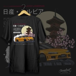 เสื้อยืด Nissan Silvia S15 เสื้อไมโครไฟเบอร์