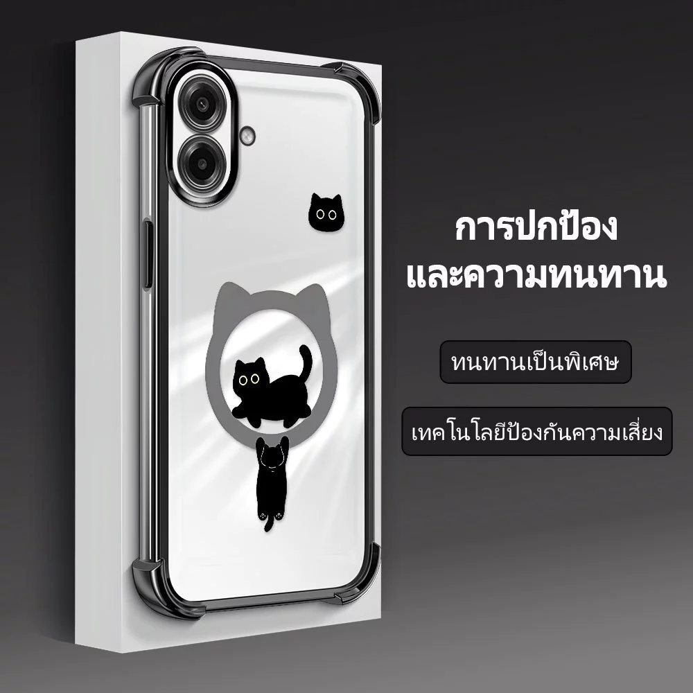 เคส กันมุม สำหรับ For Samsung Galaxy A07 4G เคสโทรศัพท์ เคสซัมซุง เคสนิ่ม Anti Drop โปร่งใส TPU Silicone Shell FS2238