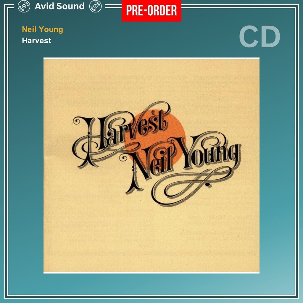 Pre-Order CD แผ่นซีดี Neil Young Harvest ใหม่ ซีล Neil Young CD