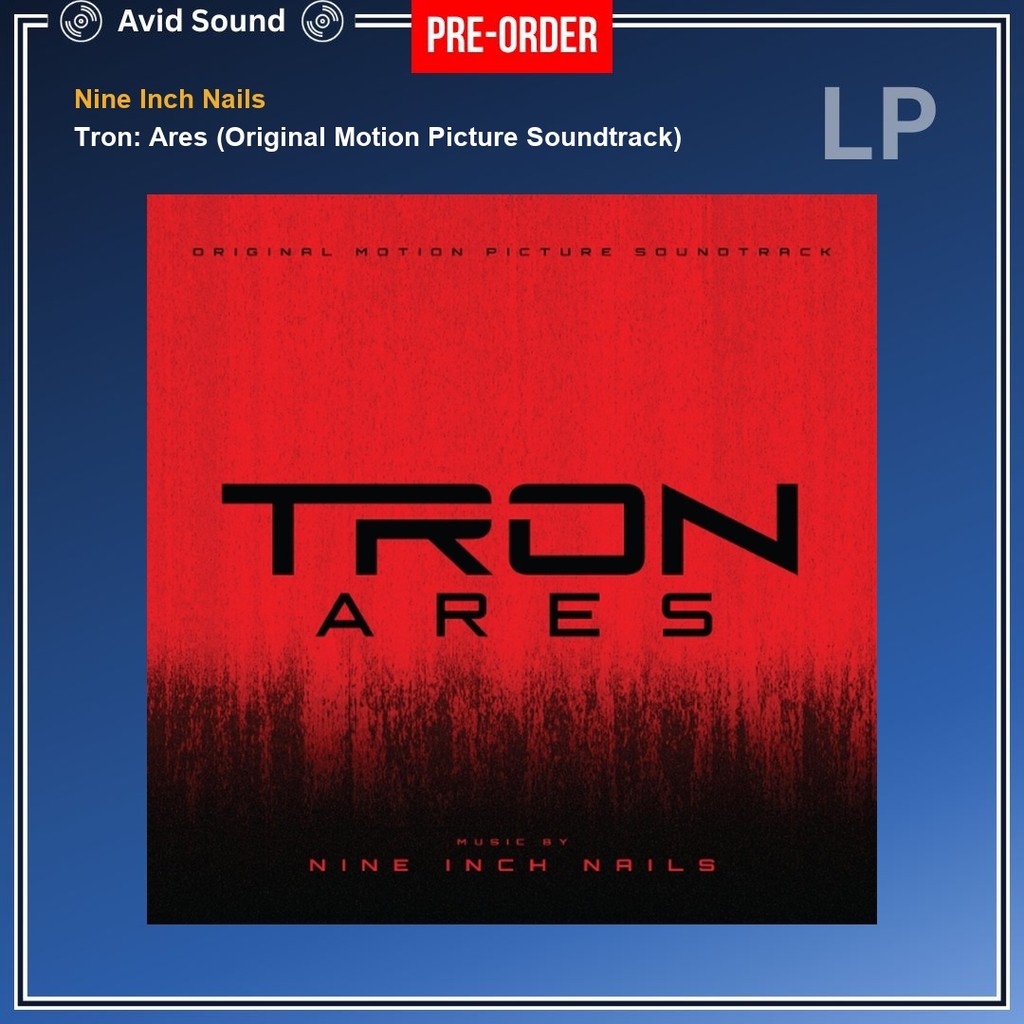 Pre-Order แผ่นเสียง Nine Inch Nails Tron: Ares (Original Motion Picture Soundtrack) ใหม่ ซีล Nine In