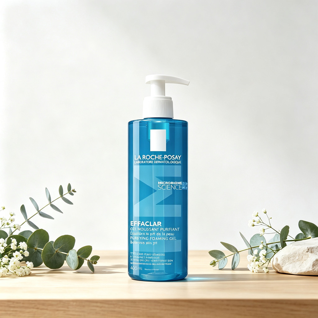 Purifying Foaming Facial Gel Cleanser, พีเอชผิวสมดุลสําหรับสิวมัน-Prone Skin