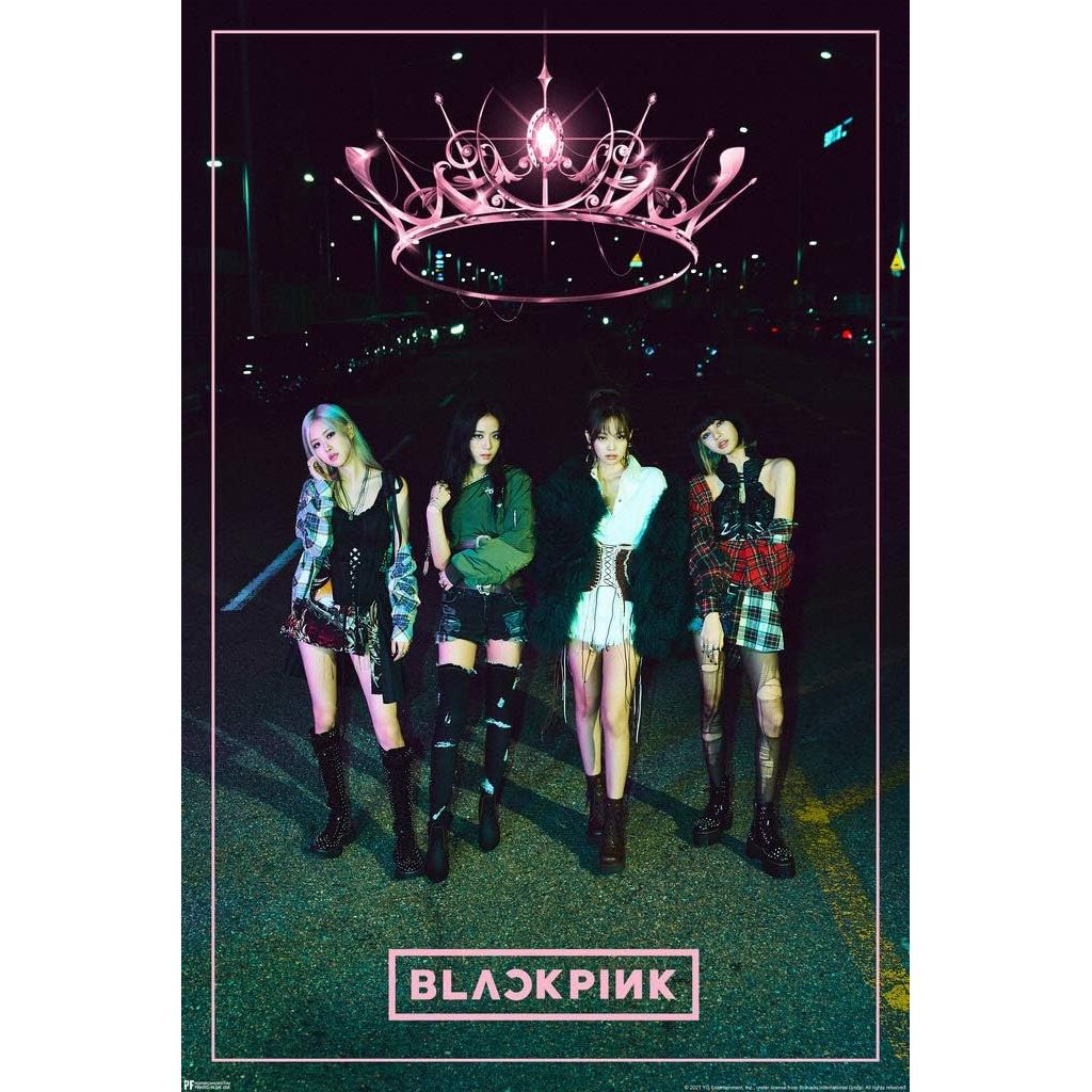 Blackpink Mercise อัลบั้ม Crown Group Photo Rose Lisa Jisoo Jennie Kpop Merch ฆ่านี้ Love Cool Wall 