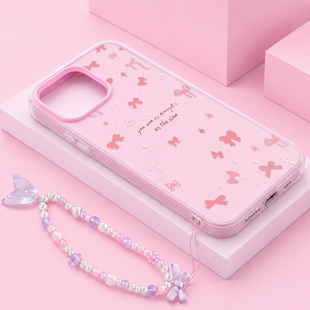 GANTUNGAN HP [เคสดาวตก] เคสริบบิ้น Infinix Hot 70 60 Pro Plus 60I 40I Itel P55 50I 50 4G Gd0715 น่าร
