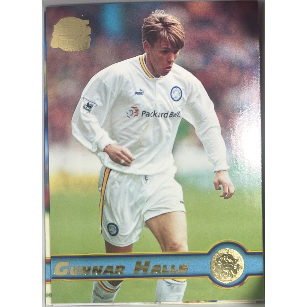Merlin Premier Gold 98 - Leeds United Cards - 76 - Gunnar Halle