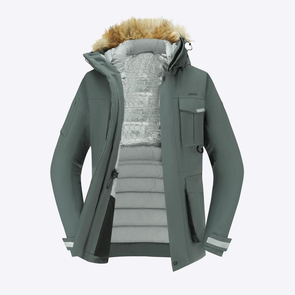 เสื้อพาร์ก้าเดินป่ากันหนาวบุขนห่าน รุ่น NH900 LIGHT (สีเขียว)  - เขียวรมควัน | PARKA WARM NH900 LIGH