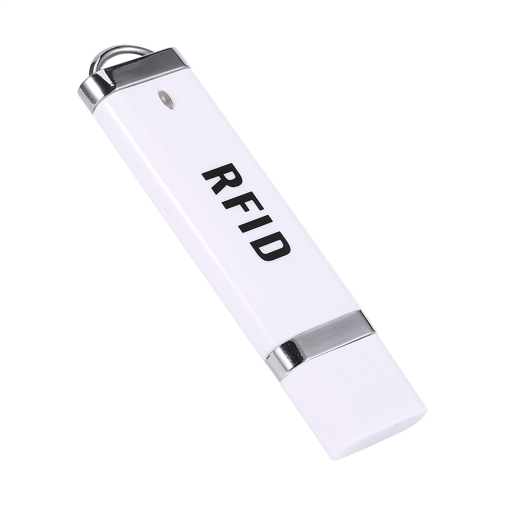 R RFID R60D-USB ID Card Reader/10RFID Card สีขาว (มีคําอธิบาย)