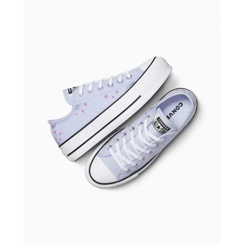 Converse حذاء Chuck Taylor Lift Celestial Ox للجنسين — بنفسجي — صورة 3