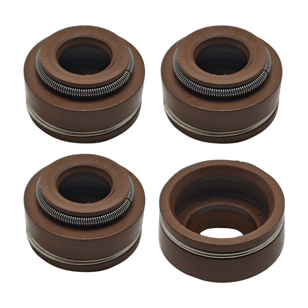 4pcs ก้านวาล์วซีล Kart ซีลน้ํามันสําหรับ GX340 GX390 GX240 GX270 GX 340 390 240 270 เครื่องยนต์เบนซินมอเตอร์ Repalcement