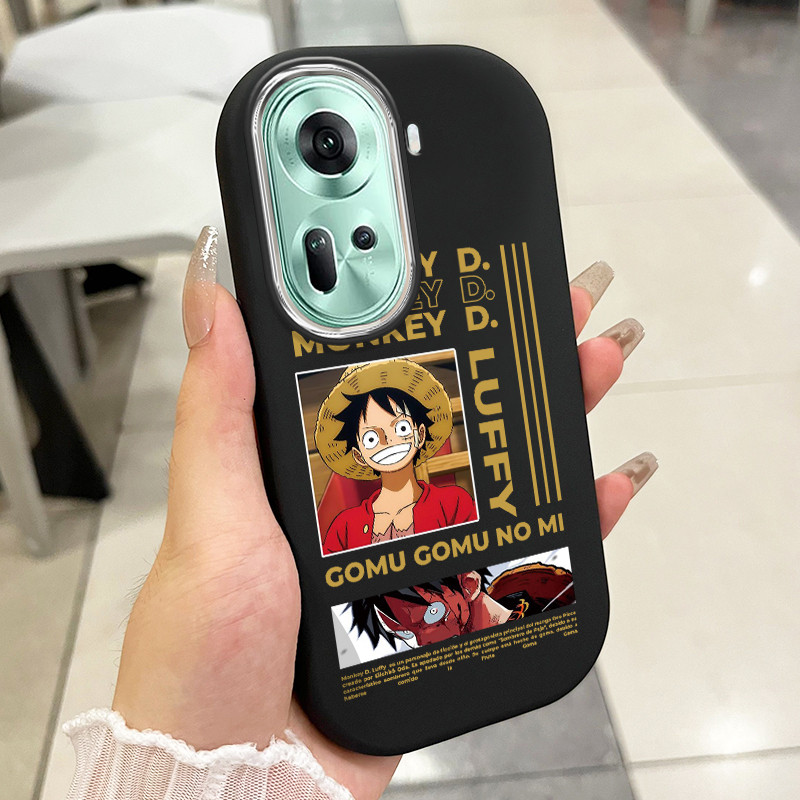 เคสสำหรับ OPPO Reno 11 5G 11 Pro 5G 11F 5G เคสโทรศัพท์ตัวละครอนิเมะกันกระแทกกลมและอ้วน
