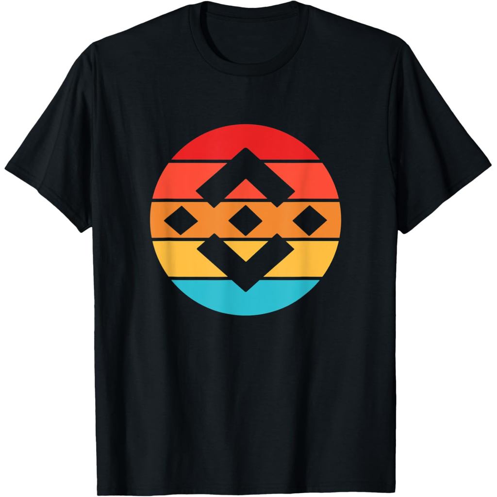 เสื้อยืดผ้าฝ้ายผู้ชาย Binance Crypto Binance Crypto Cryptocurrency T-Shirt ผ้าฝ้ายคุณภาพสูงแขนสั้น