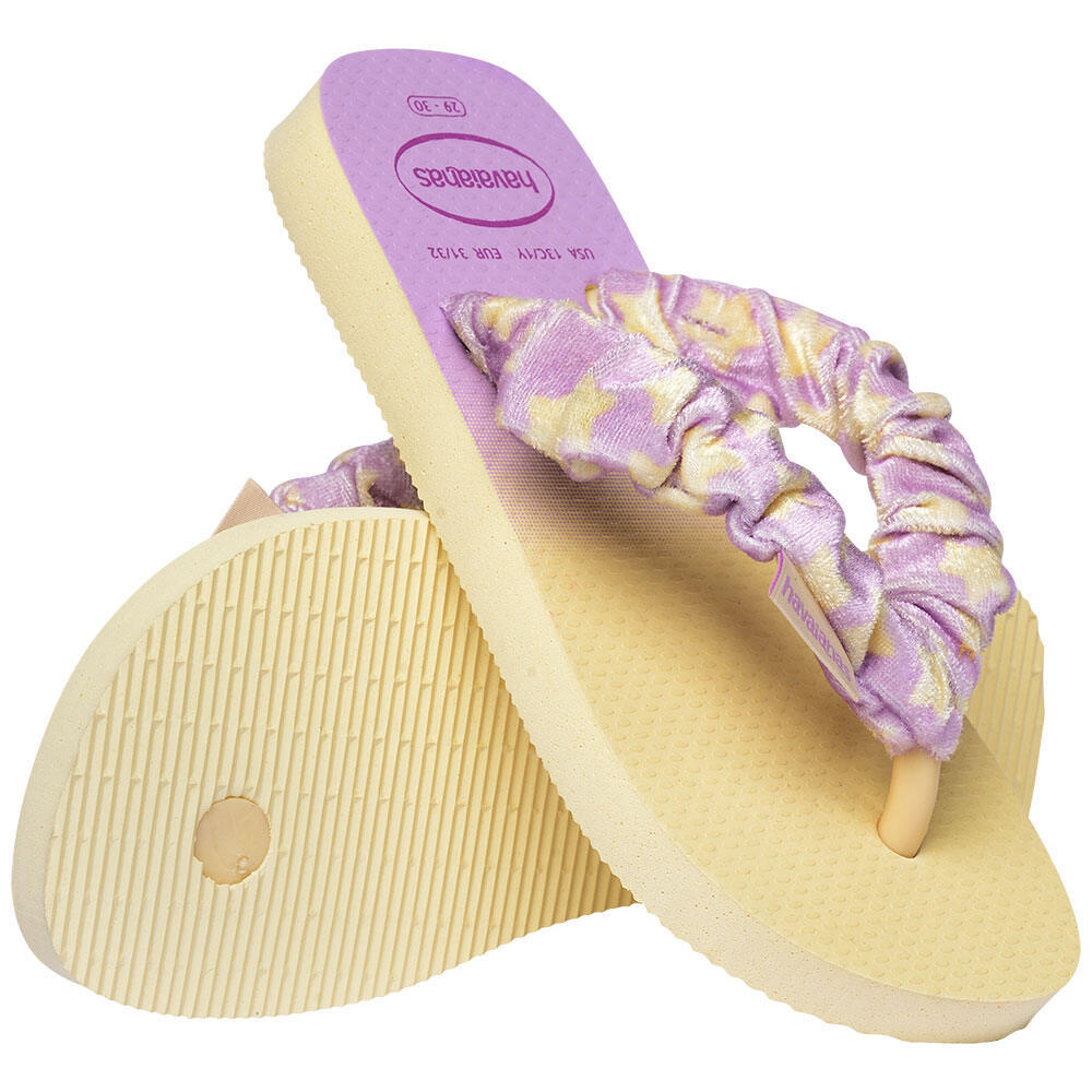 HAVAIANAS شبشب أطفال Fluffy — كريمي — صورة 3