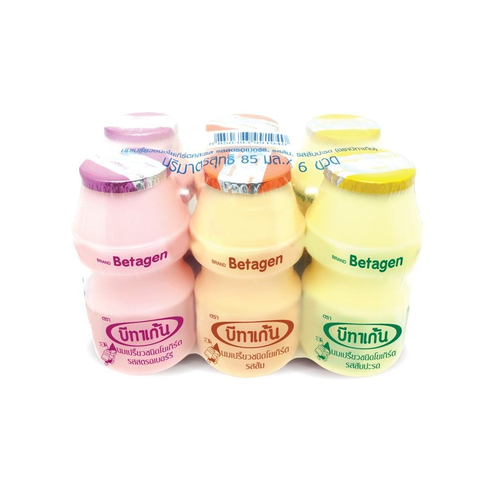[สินค้าส่งด่วน]บีทาเก้นนมเปรี้ยวคละรส 85ซีซีx6